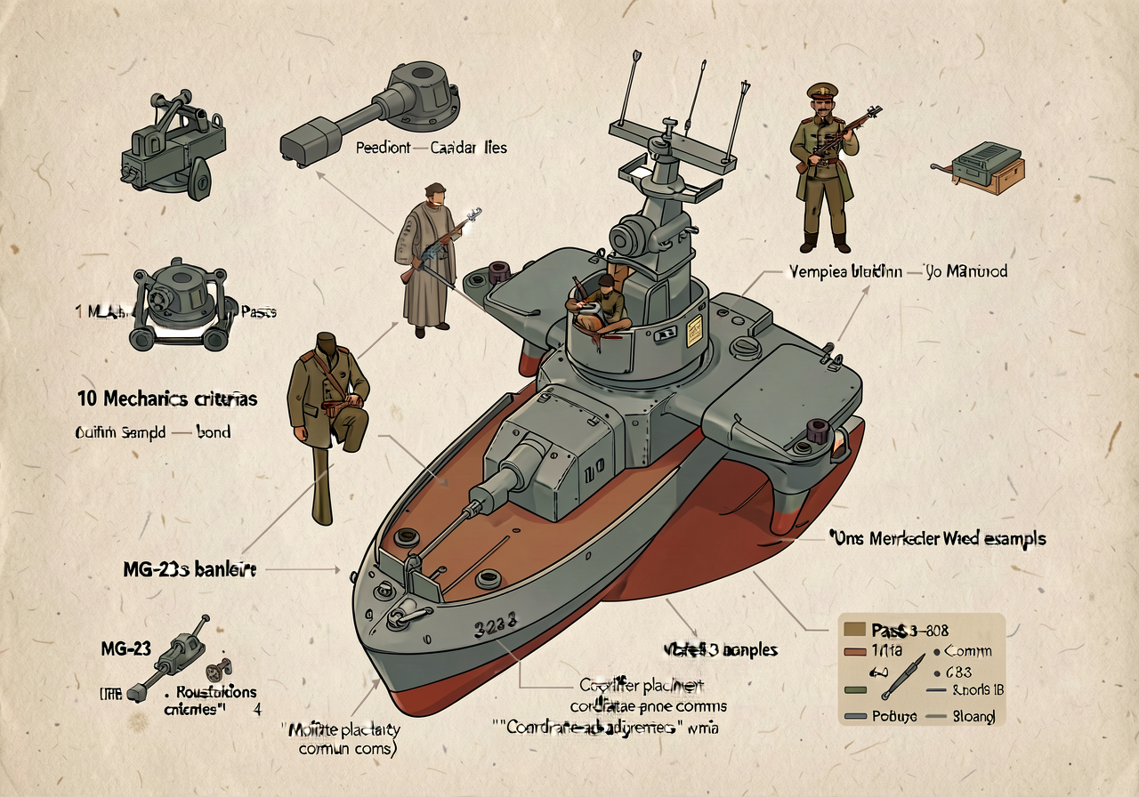 MG-23 anchor (Pass 3 band) displayed: 10 mechanics criteria with worked examples — MLA-lite formatting, spelling, capita