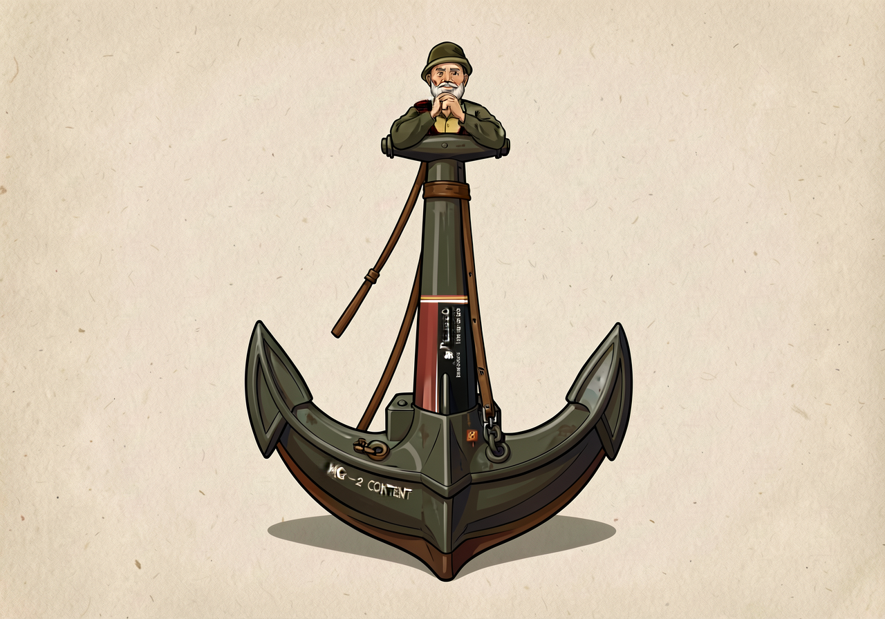 MG-11 anchor with Pass-2 CONTENT band detail visible (8 criteria with 4-point scoring per). Print-ready 18x24.