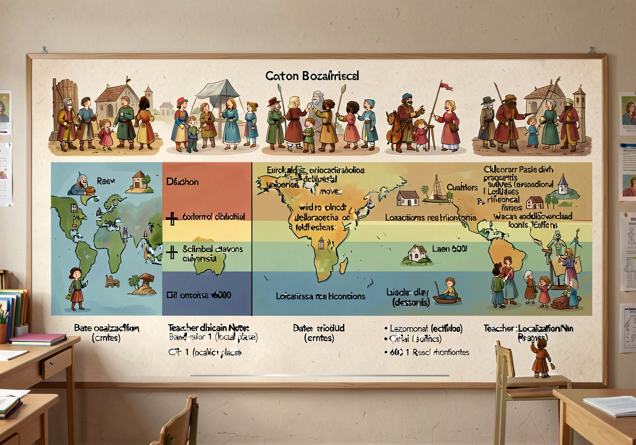 Mounted along one full classroom wall at child-eye-height. The INTENTIONAL 5-band parallel structure is the unit's most 