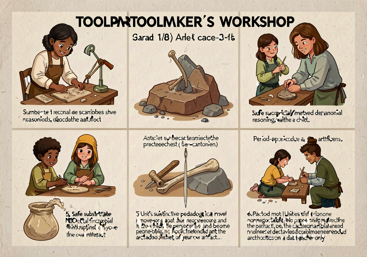Used in lesson 18 as the capstone Toolmaker's Workshop artifact. The 6-section structure intentionally combines hands-on