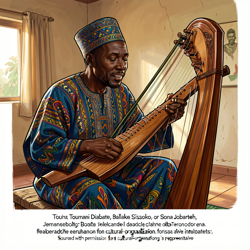 MG-11 photo 5 - high-resolution contemporary photograph of a Mande jeli (Toumani Diabate, Ballake Sissoko, or Sona Jobar