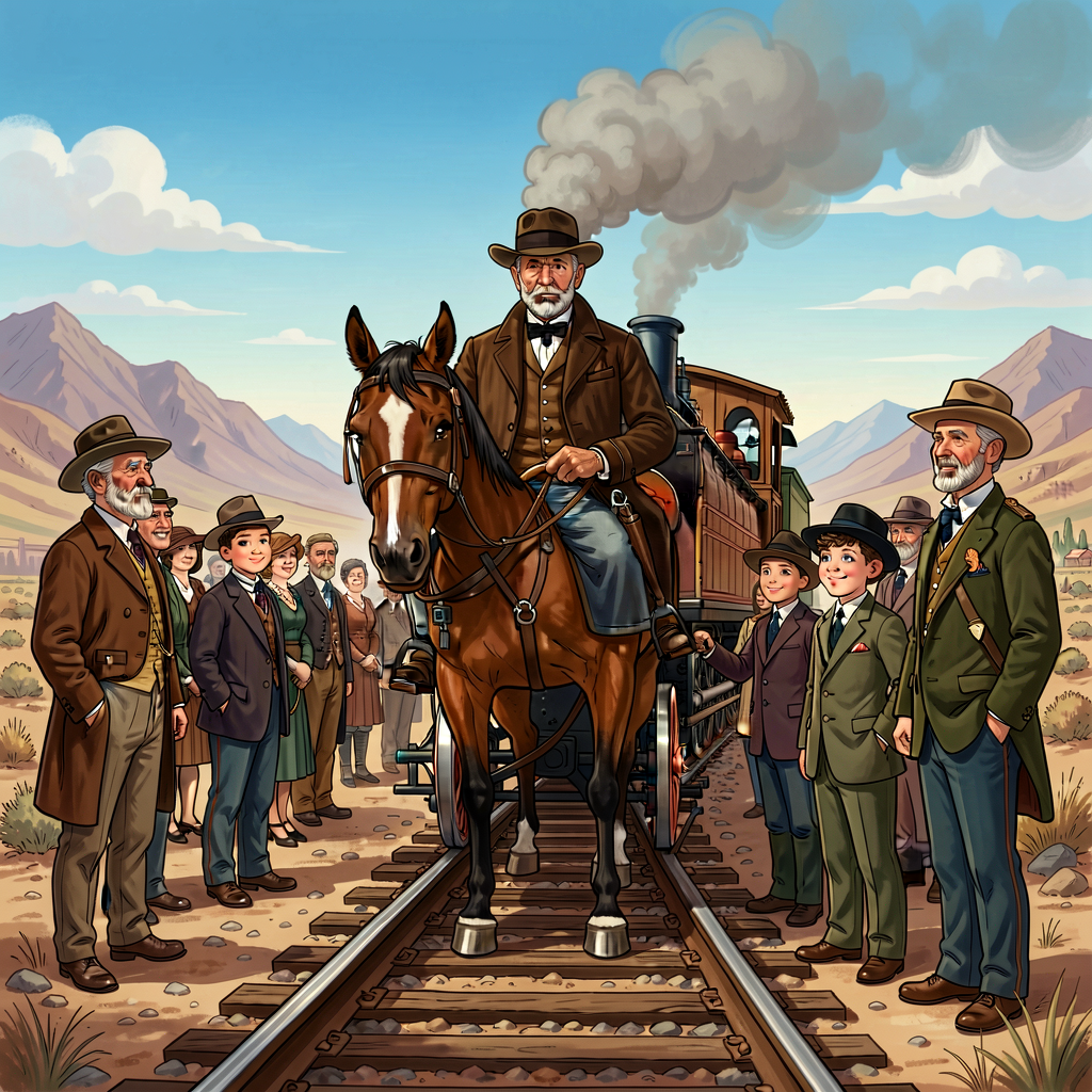 Library of Congress digital archive reproduction of Andrew J. Russell 'East Meets West at the Laying of the Last Rail of