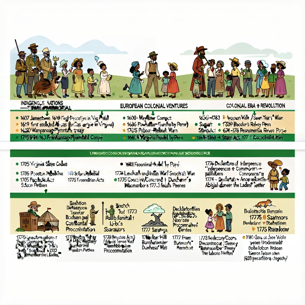 Unit Chronology Strip — three parallel bands stretched horizontally across two laminated 36-inch strips: BAND 1 (TIME IM