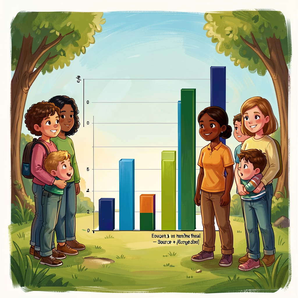 Reference image of a Grade-4 evidence panel showing a bar chart with caption and source attribution. Print-ready 8.5x11.