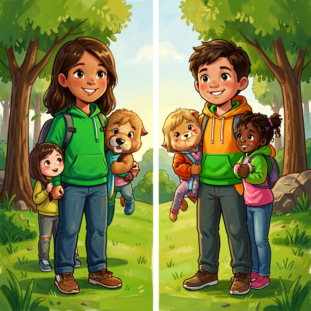 Reference image of two source passages side-by-side with matching claim highlighted green. Print-ready 8.5x11.