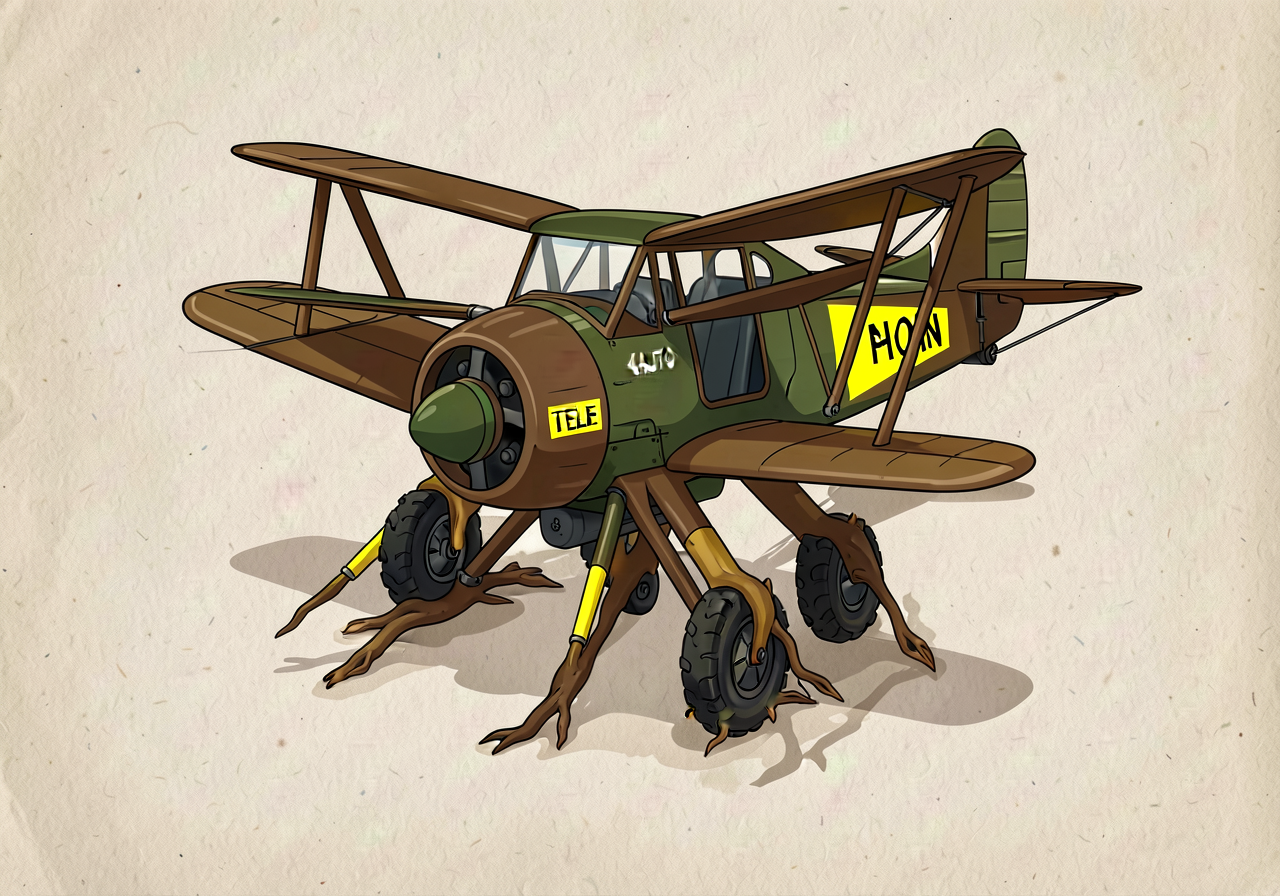 Reproduction of MG-20 with today's 4 roots (STRUCT, TELE, AUTO, PHON) highlighted yellow. Print-ready.