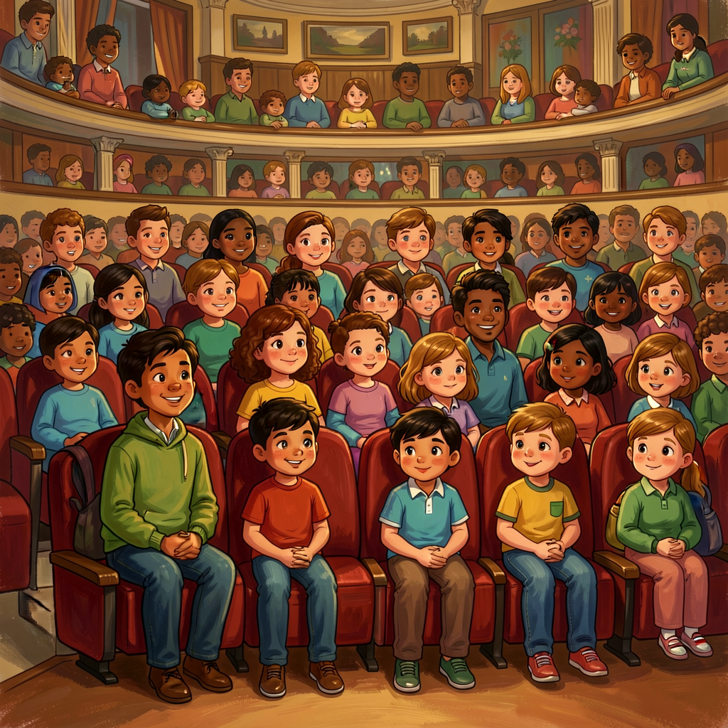 Reference image of a filled audience-analysis card. Print-ready 8.5x11.