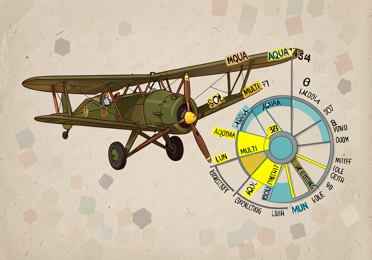 Reproduction of MG-14 at 11x17 with last 4 roots (AQUA, SOL, LUN, MULTI) highlighted yellow. Full 8-root extension wheel